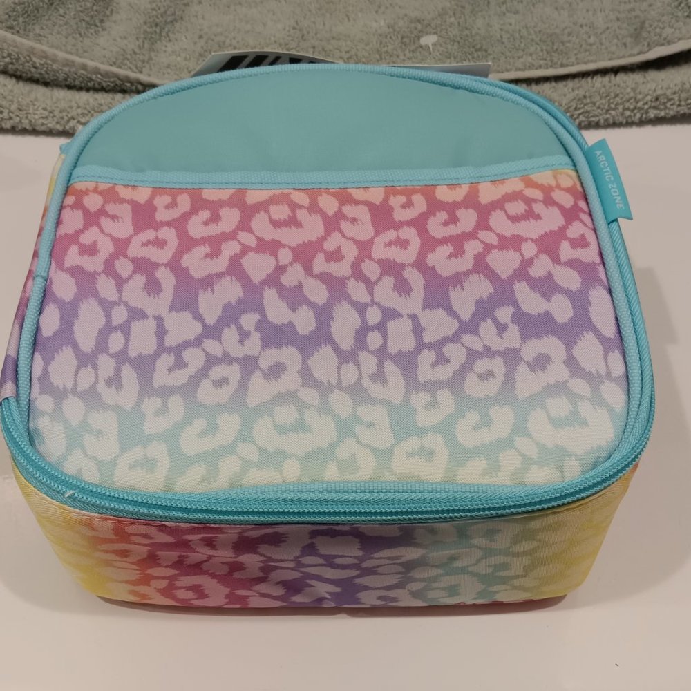 Arctic Zone Insulated Lunch Pouch, Rainbow Colors